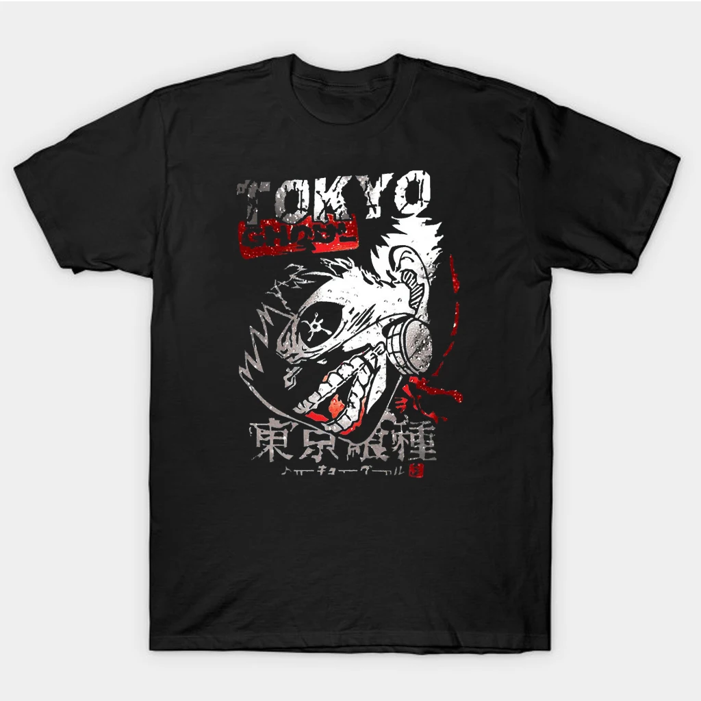 

Tokyo Ghoul Tshirt Men Funny Cartoon T-shirt Casual Streetwear T Shirt Graphic Top Tee Female Unisex T-shirt