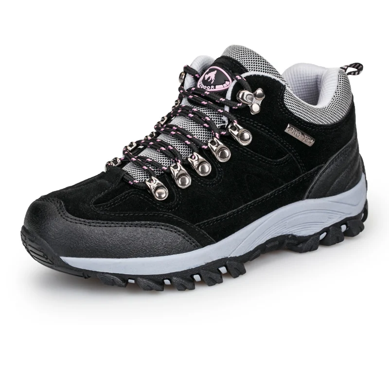 Зимние высокие женские походные водонепроницаемые треккинговые ботинки Обувь