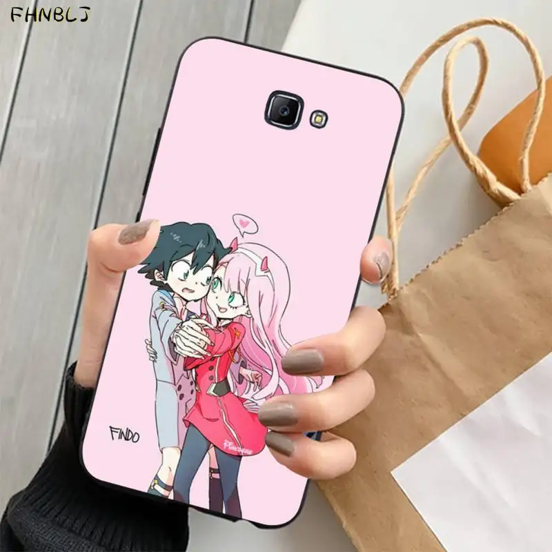 

FHNBLJ Dois querida na FRANXX anime Zero Two Phone Case for Samsung J6 J7 J2 J5 prime J4 J7 J8 2016 2017 2018 DUO core neo