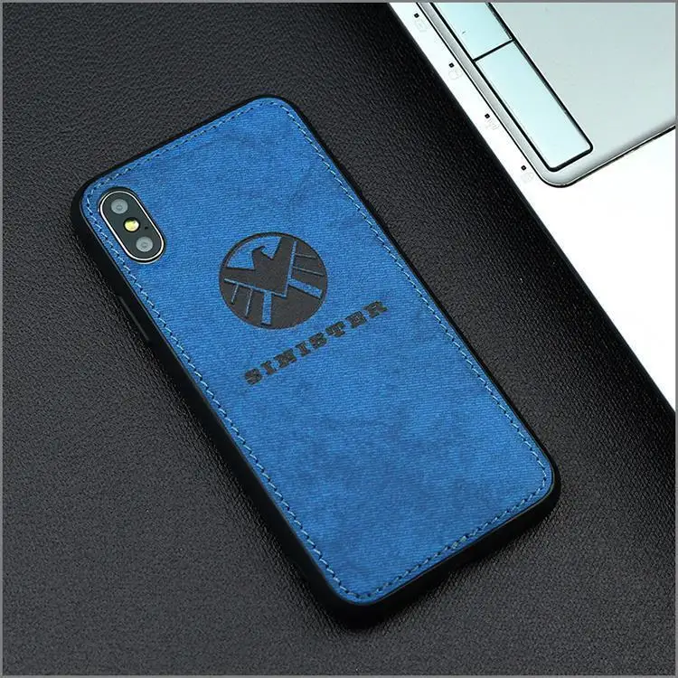 Марвел Мстители ткань чехол для телефона для Iphone 7 8 6 6s Plus X Xs Max Xr паук ткань мягкий чехол DC Вселенная холст силиконовый чехол