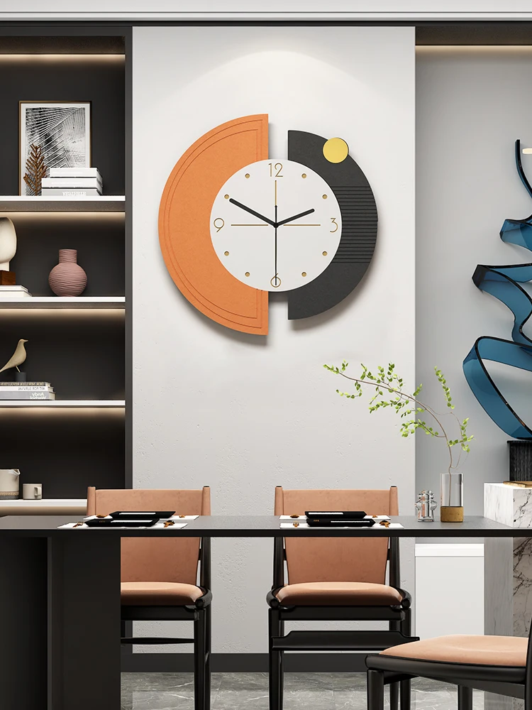 

Luxury Wall Clock Living Room Large Creativity Silent Wall Clock Modern Design Reloj De Pared Home Decor LL50WC