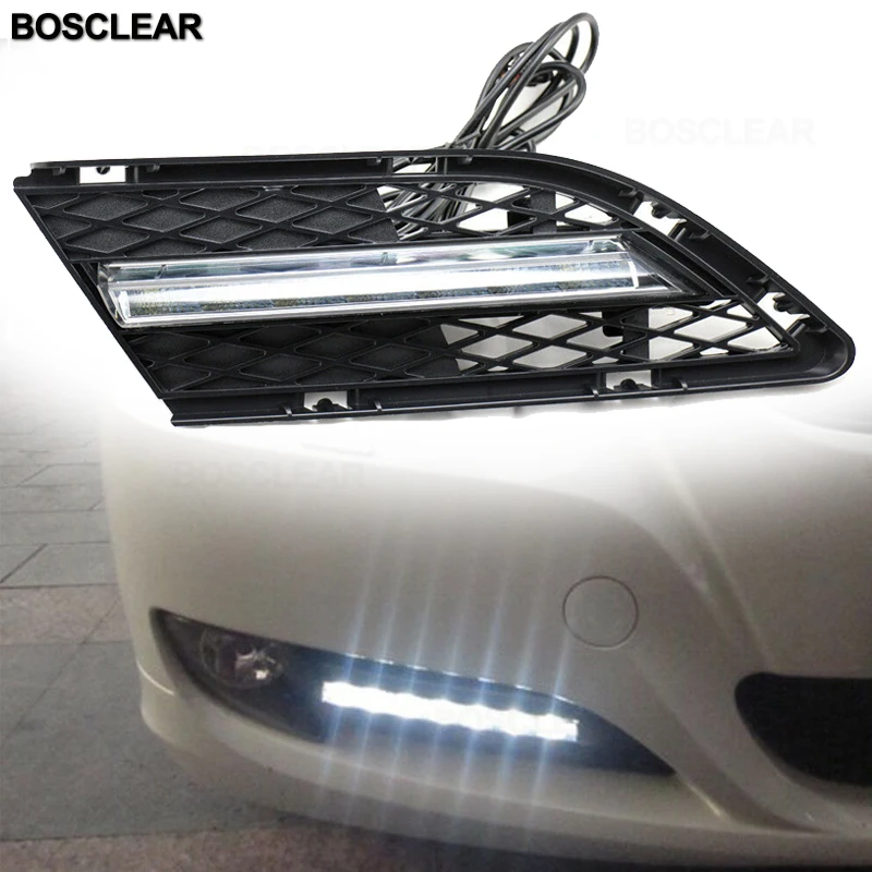 2 шт. светодиодный DRL Дневной ходовой огонь и светильник s противотуманная фара