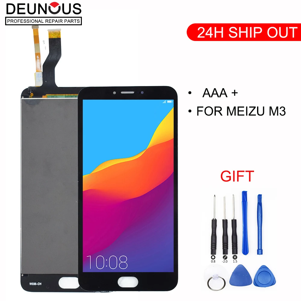 ЖК-экран с дигитайзером для Meizu M3 Note сенсорный экран 5 дюйма M681 M681C M681M M681Q M681H |