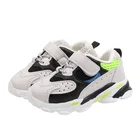 Детские Нескользящие кроссовки для мальчиков и девочек, повседневные Нескользящие кроссовки для осени и зимы, 2021