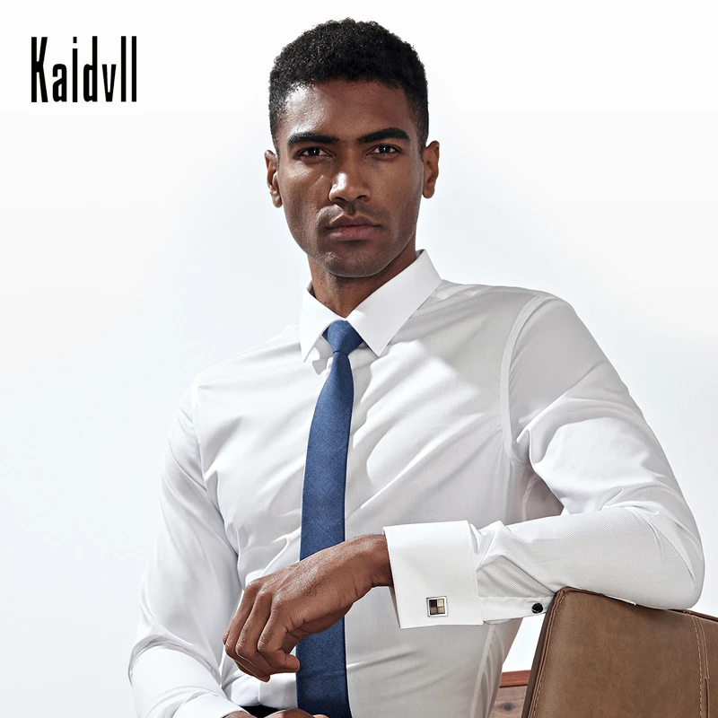 Kaidvll новинка запонки мужские Роскошные синие белые квадратные