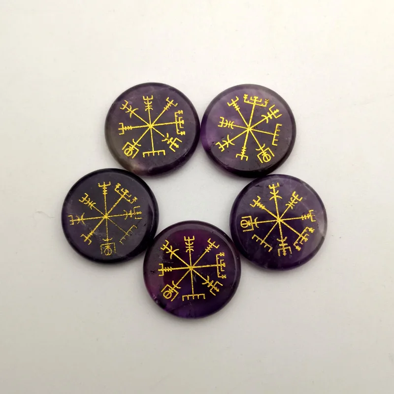Модные розы кварцевые тигровый глаз натуральный камень Vegvisir Викинг Компас руны