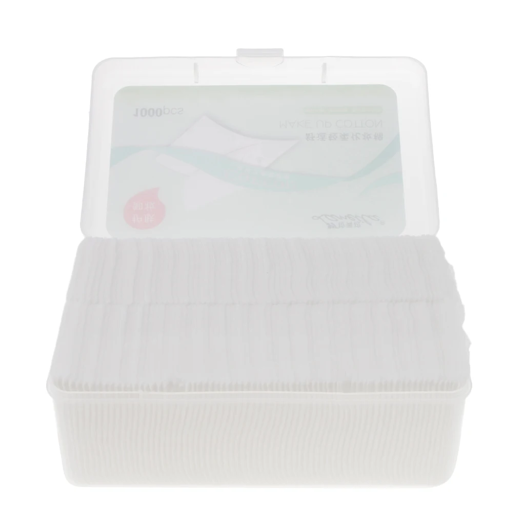 

1000 шт. для лица из чистого хлопка Нейл-арт салфетки Бумага Pad для снятия макияжа