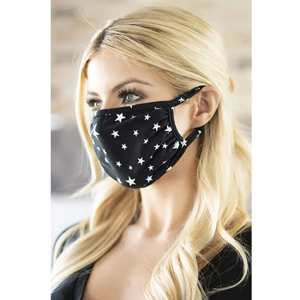 Для взрослых моющиеся с цветочным принтом регулируемые хлопковые дышащие