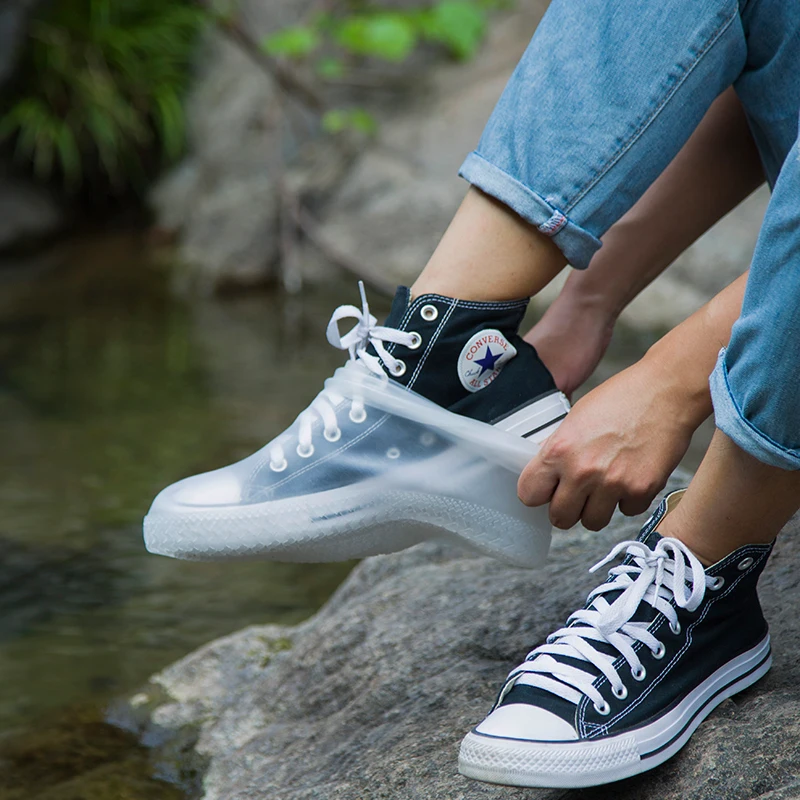 Новый высококачественный водонепроницаемый многоразовый чехол для обуви женщин