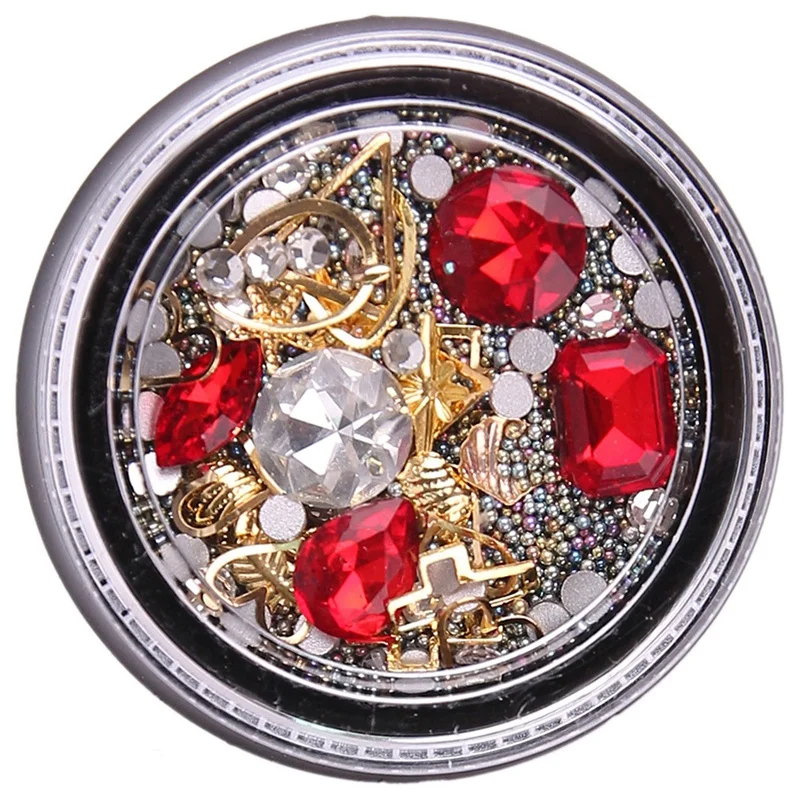 Хрустальные украшения для ногтей 3D блестящие стразы смешанные заклепки сделай