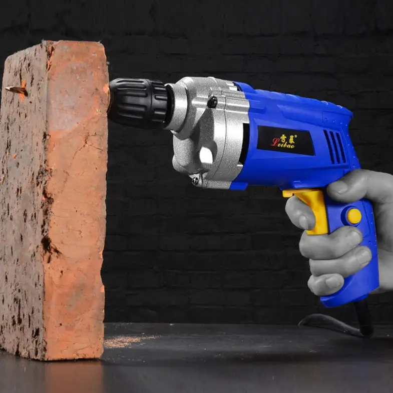 Высокомощная ручная электрическая дрель 220 В 780 Вт с переключателем регулировки