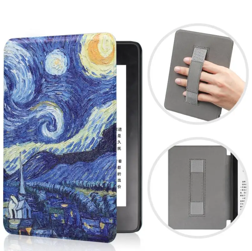 Чехол Gligle handstrap для Amazon kindle Paperwhite 4 корпус электронной книги 1 шт./лот+ пленка для экрана+ сенсорная ручка