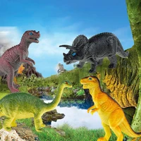 12pcsset dinosaur models simulation wear resistant portable kids miniature dinosaur toy for entertainment