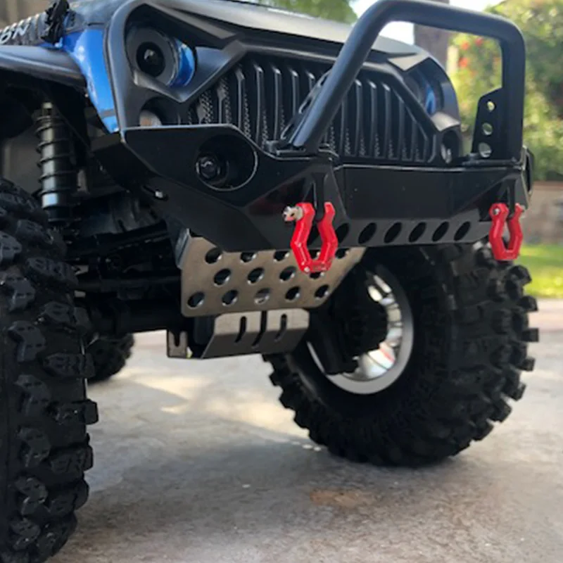 

Metal Front Bumper with Led Lights for 1/10 RC Crawler Axial SCX10 90046 SCX10 III AXI03007 TRAXXAS TRX-4