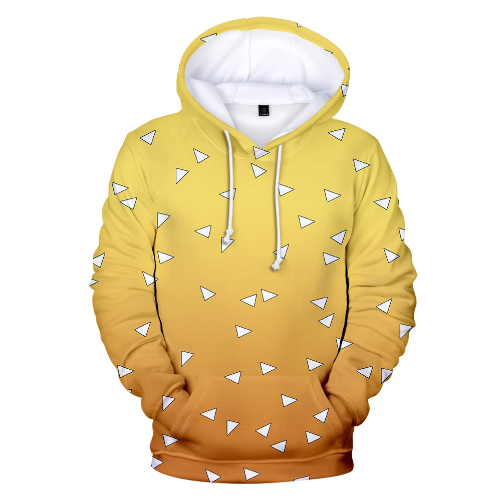 

Толстовка Мужская/женская с капюшоном, Модный свитшот с 3D принтом аниме «рассекающий демонов» для мальчиков и девочек, уличная одежда Kimetsu no...