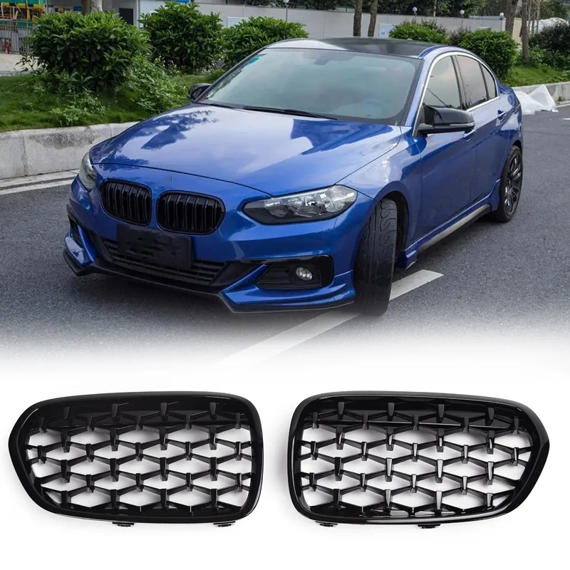 

Car Diamond Front Kidney Grille Replacement For-BMW F52 118I 120I 17-20
