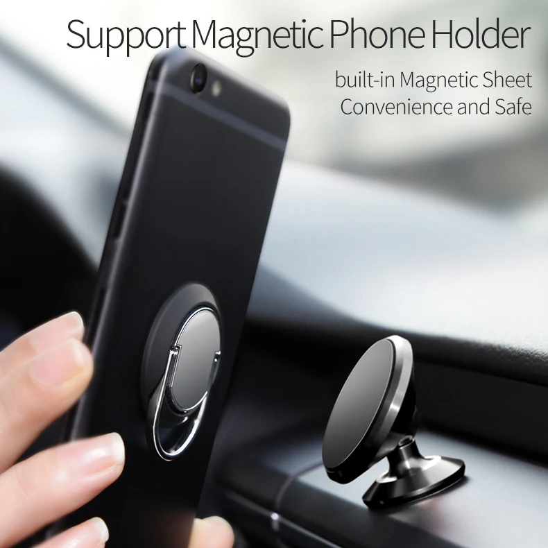 Магнитный автомобильный держатель для телефона iPhone Huawei Xiaomi Samsung Oppo Vivo SONY Honor 360