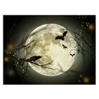 Полностью своими руками круглой формы с мультипликационным принтом сердитые птицы Луны на вечеринку в честь Хэллоуина алмазов картина World яркие Стразы украшения дома FC551