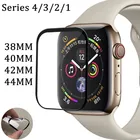 Прозрачная защитная пленка для iWatch 5 4 40 мм 44 мм, мягкая пленка для защиты экрана Apple Watch 3 2 38 мм 42 мм, не стекло