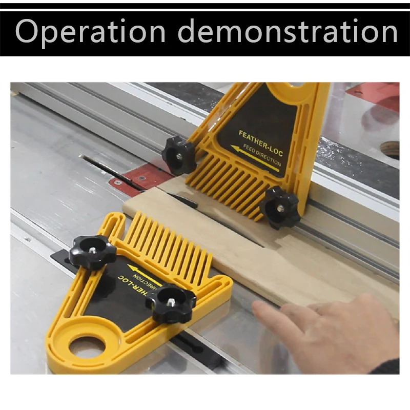 

Multi-purpose Double Feather Board Set Woodworking Engraving Machine Double Featherboards Miter Gauge Slot Woodwork Tools