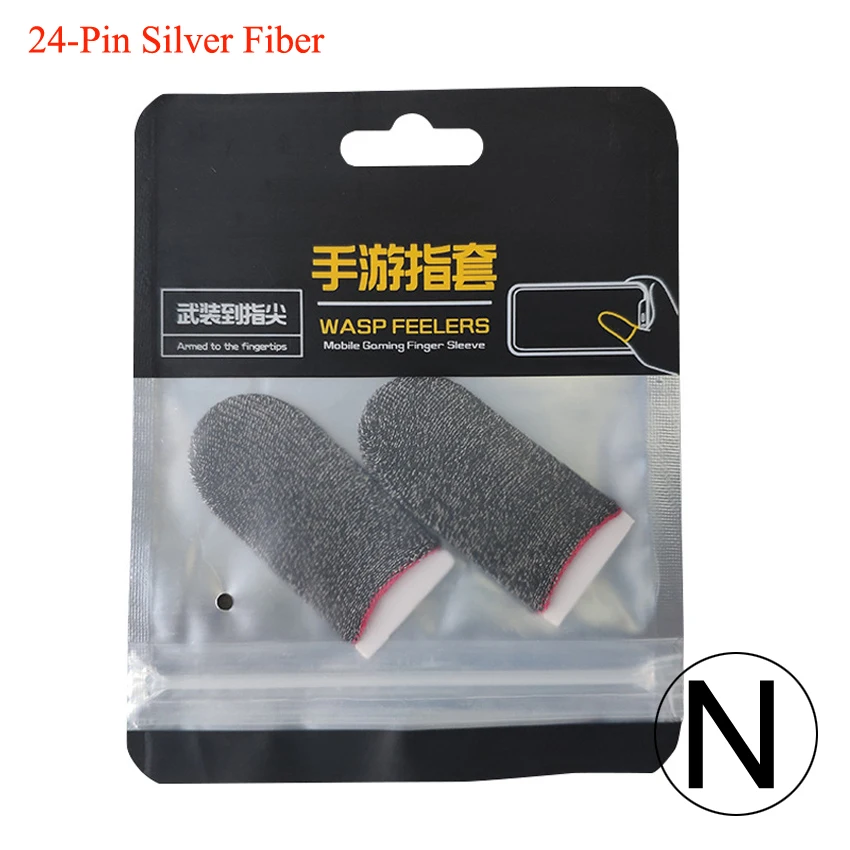 YuXi 1 комплект 18 пин 24 серебряные/медные/Углеродные волоконные перчатки для PUBG