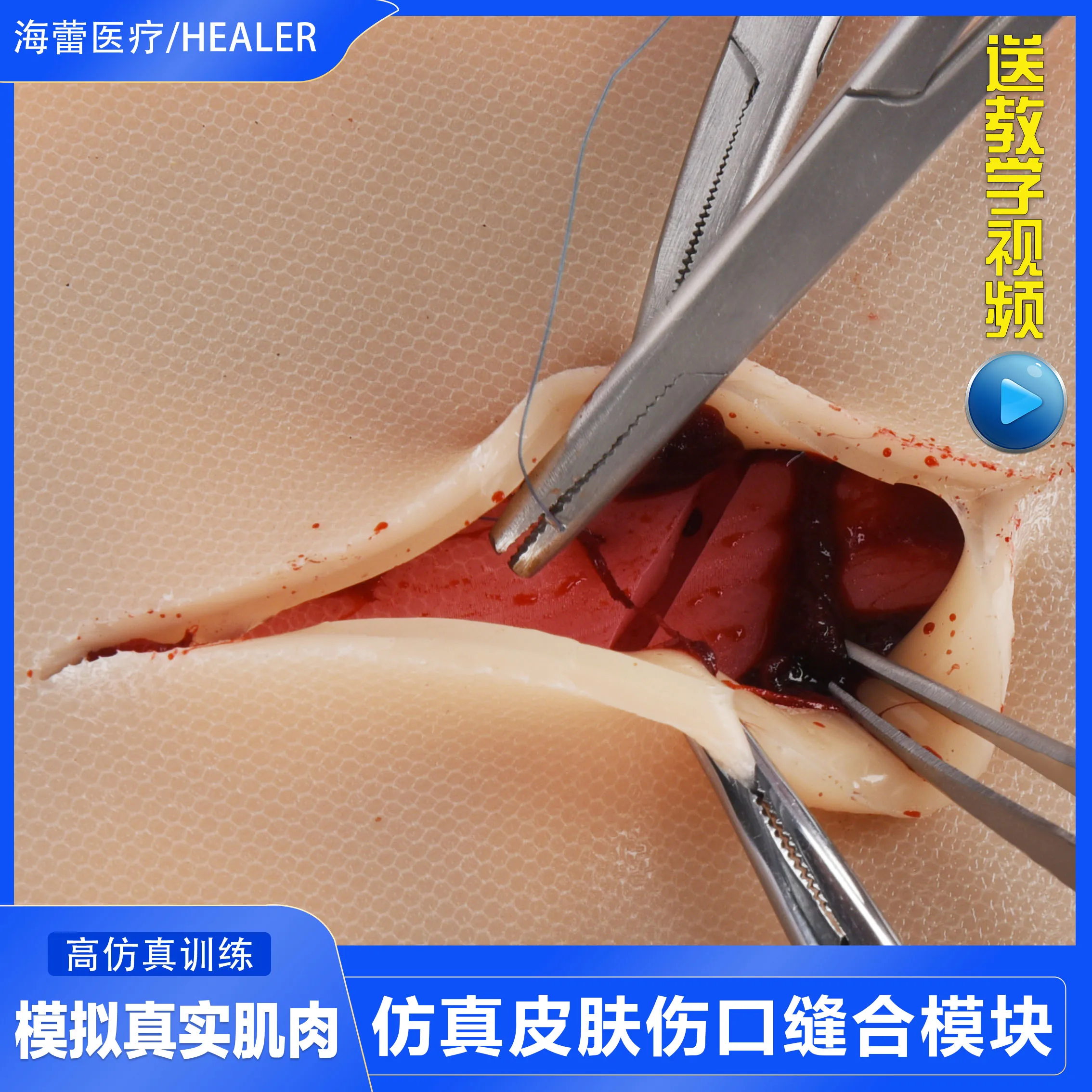 

student suture practice skin model simulation skin multiple wound suture module simulation surgical wound debridement suture