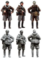 135 scale die cast resin white model russian soldier war model requires manual coloring model free shipping