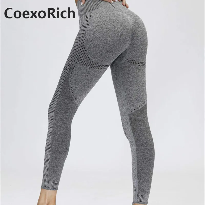 Спортивные штаны для йоги женские леггинсы тренировок фитнеса высокая талия