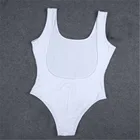 Женское облегающее Боди без рукавов, пикантное боди с открытой спиной, уличная одежда