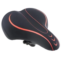 wide bicycle saddle thicken soft big butt bike seat with breathable design for mountain bicycle man women universal