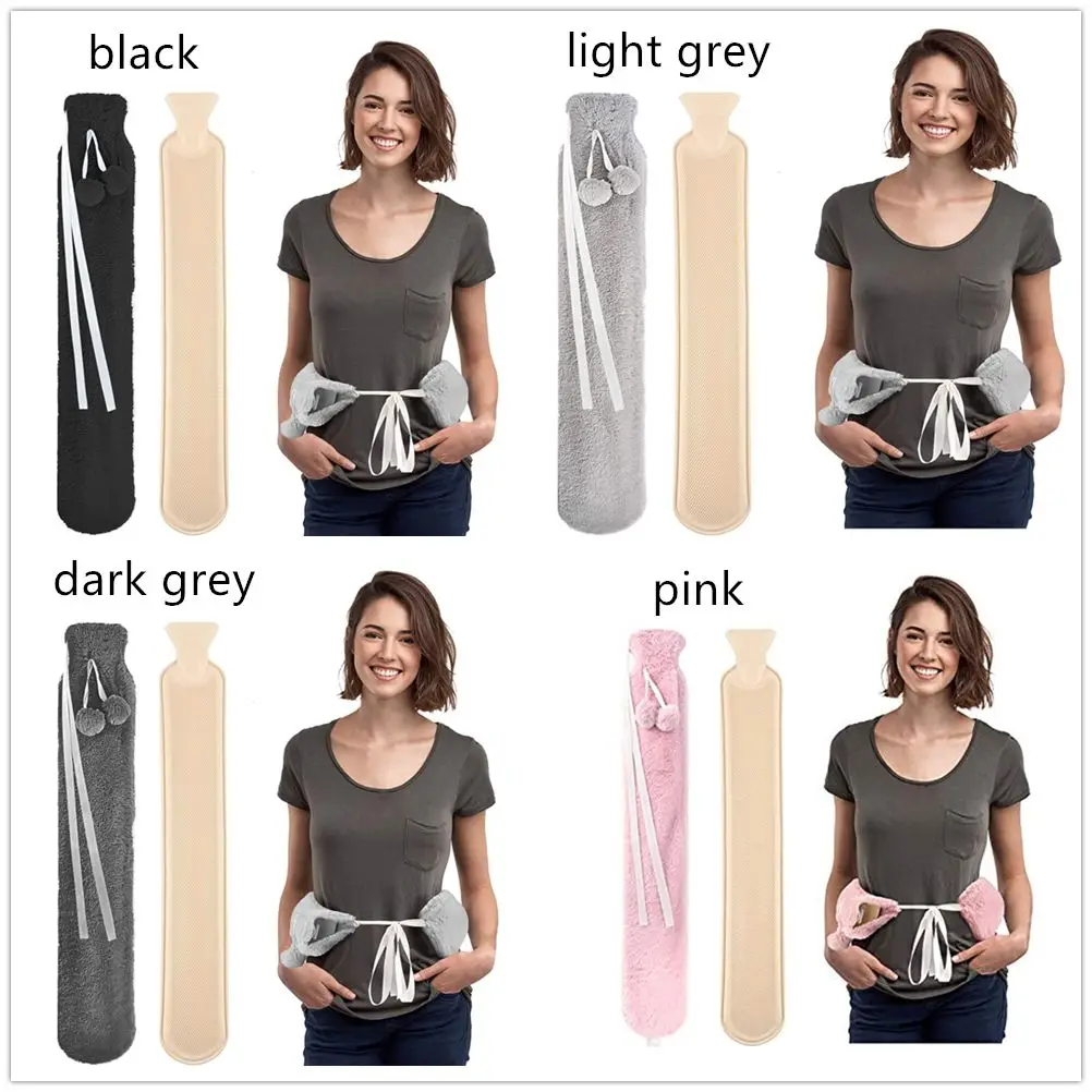 Бутылка для горячей воды со съемным покрытием из искусственного меха л | Бытовая