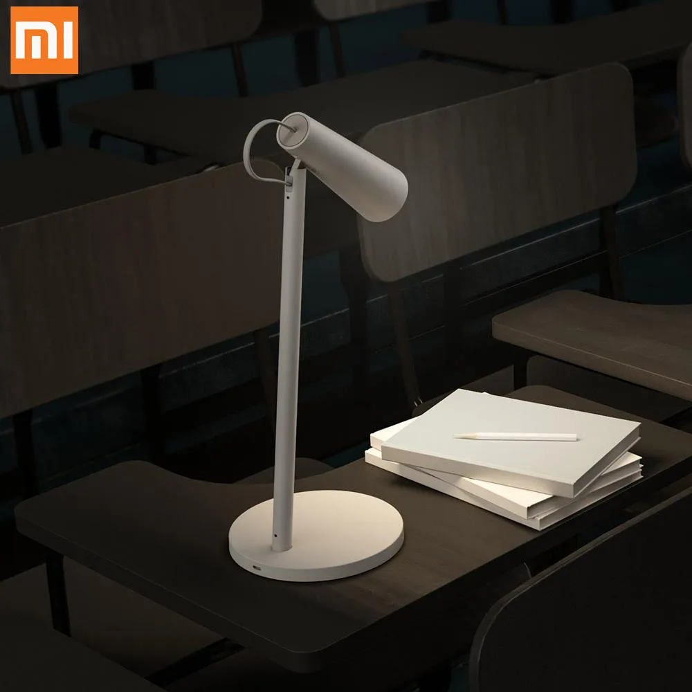 Xiaomi Mijia MJTD03YL Беспроводная перезаряжаемая USB светодиодный настольная лампа 3 света Температура глаз Уход ночник для чтения