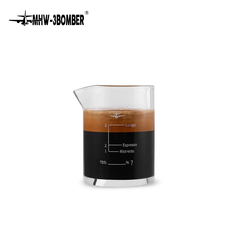 Кофейное стекло Barista 70 мл одиночное двойное мерное Lungo чашки для эспрессо