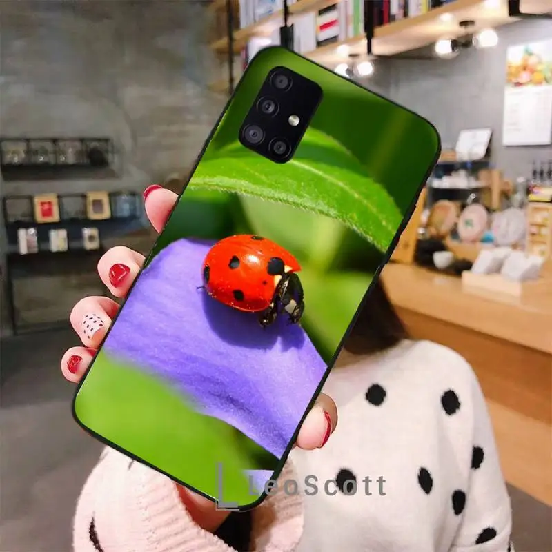 

ladybug beatuiful animal world Phone Case for samsung galaxy s21 s20 fe s10 s9 s8 s30 note 20 10 ultra plus pro lite 5G funda
