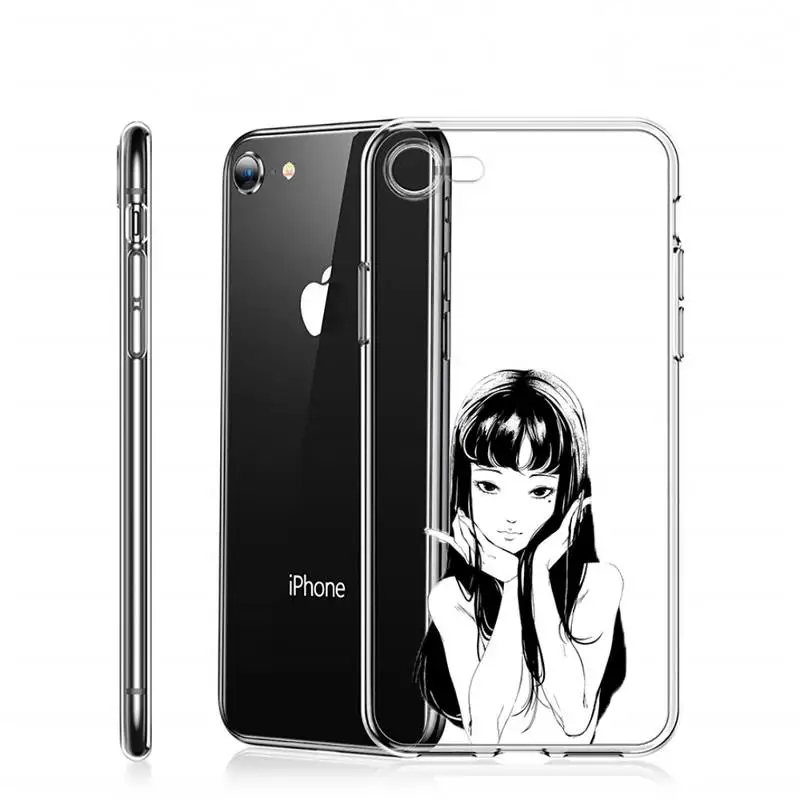 

horror comic Tomie Junji Itou Phone Case Transparent for Clear iPhone 11 12 8 7 6 6S Plus X 5S SE 2020 XR mini pro XS MAX
