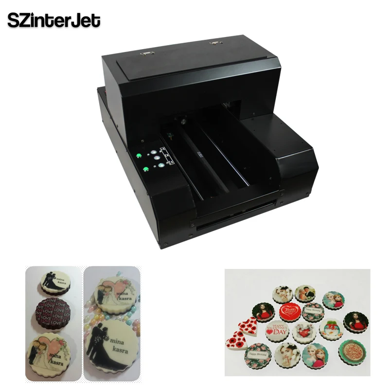 Экономический струйный съедобный пищевой принтер & Макарон/мм конфеты/печенье