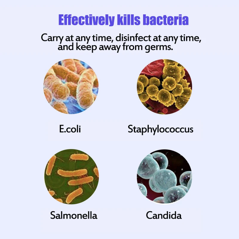 Портативный УФ стерилизатор 59s ультрафиолетовый светильник дезинфекционный