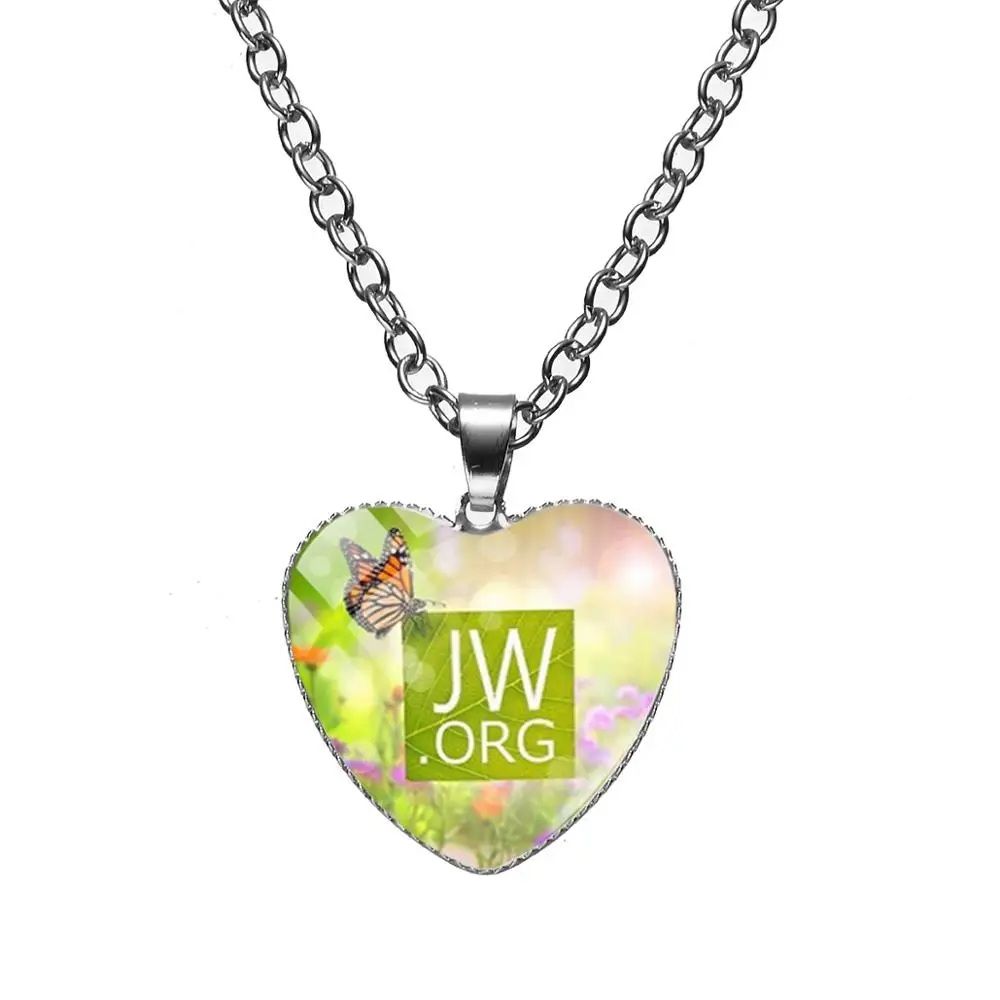 Модные JW. Орг стекло искусства стильный элегантный кулон &quotСердечко&quot Иеговы