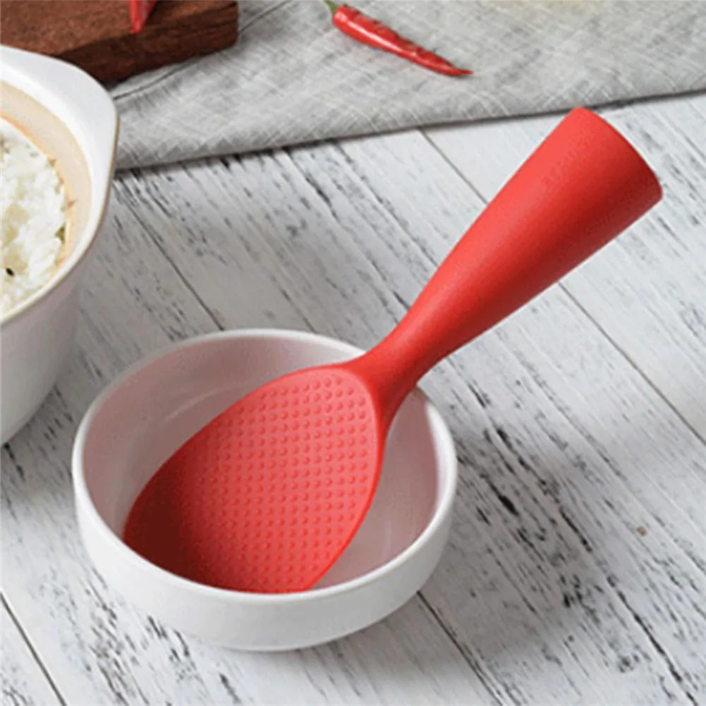 Potato Food Tools Anti-corrosive Heat Resistant Non-stick Restaurant Easy Clean Rice Spoon Silicone Paddle Free Standing | Дом и сад