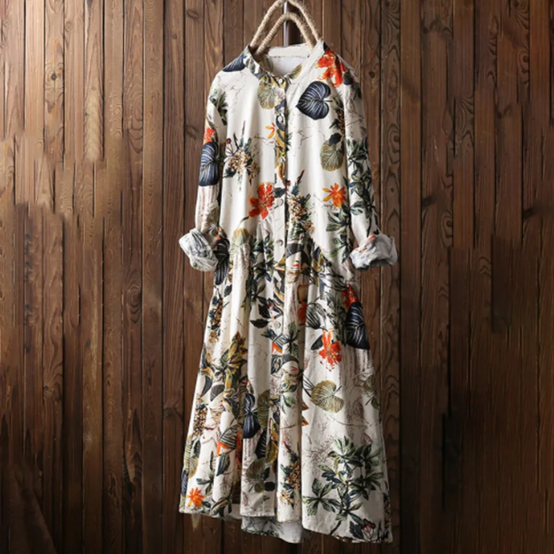 Женское платье большого размера модное вечернее с круглым вырезом и длинным