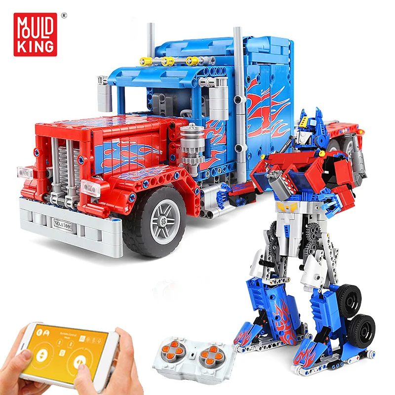 MOLD KING APP programming remote control robot building blocks electric smart children's toys Christmas gifts | Игрушки и хобби
