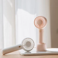 portable fan usb rechargeable mini electric charging fan 1500mah battery hand held fans for outdoor travel double blade