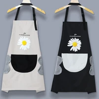home kitchen polyester waterproof and oil proof daisy apron