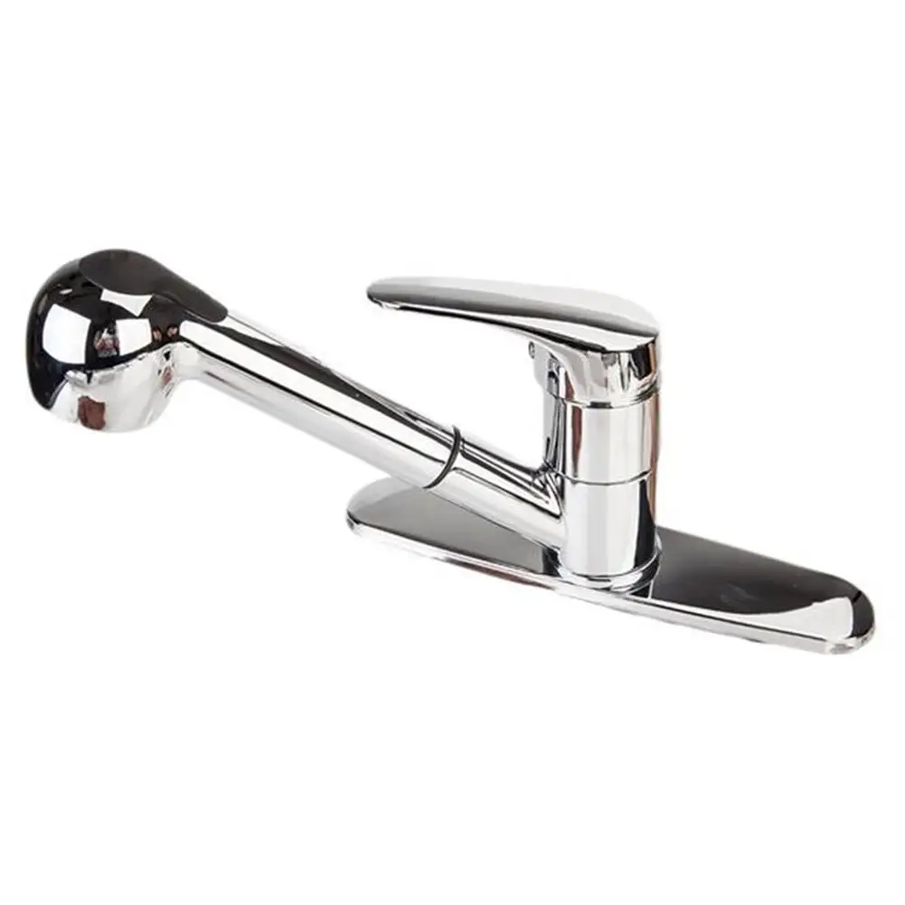 

Pull Faucet Kitchen Flexible Electroplate Faucet 15.35 X 8.35 X 3.15 Inches For Kitchen Bathroom
