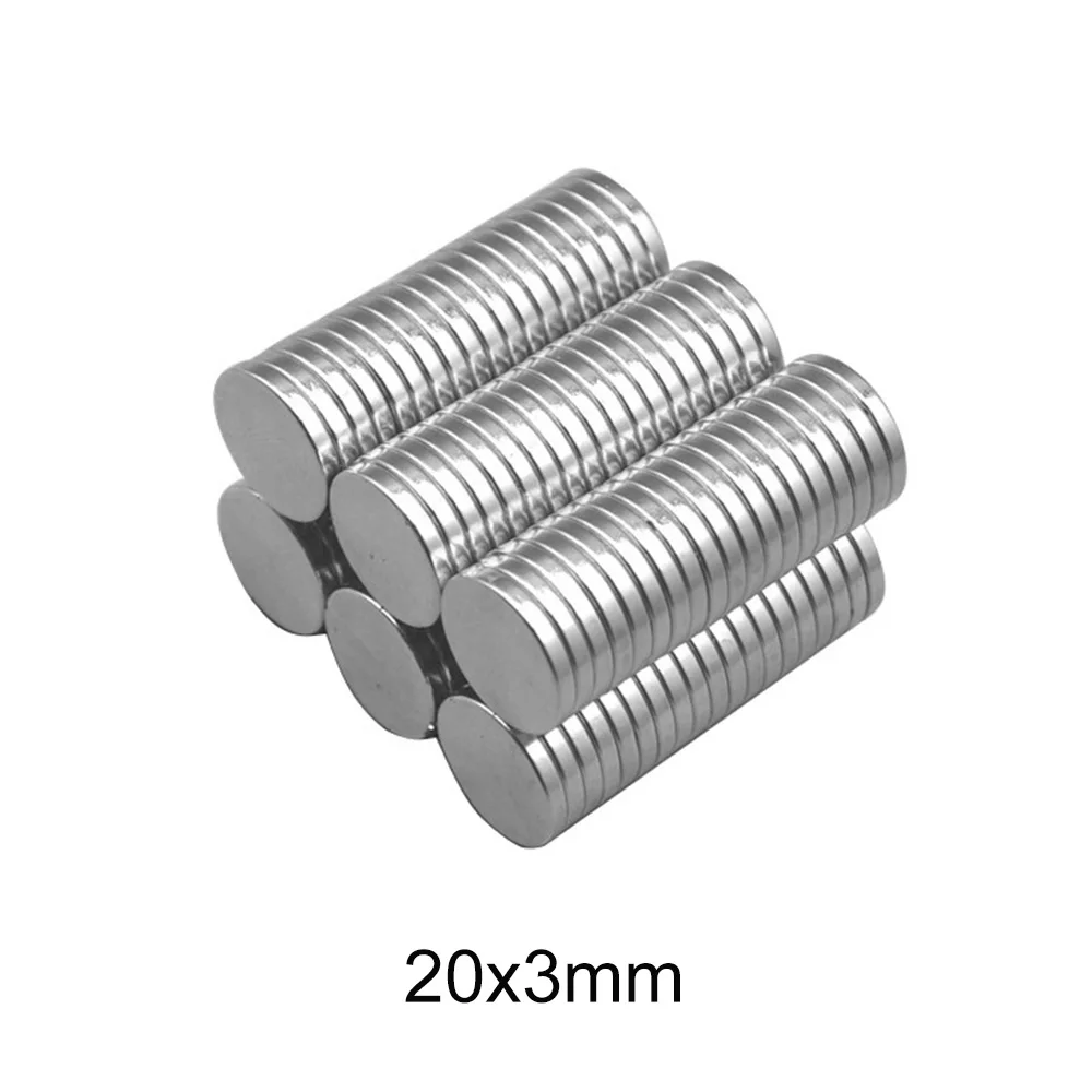 Неодимовый магнит 20x3 шт. круглые мощные редкоземельные магниты мм 5 ~ 60 |