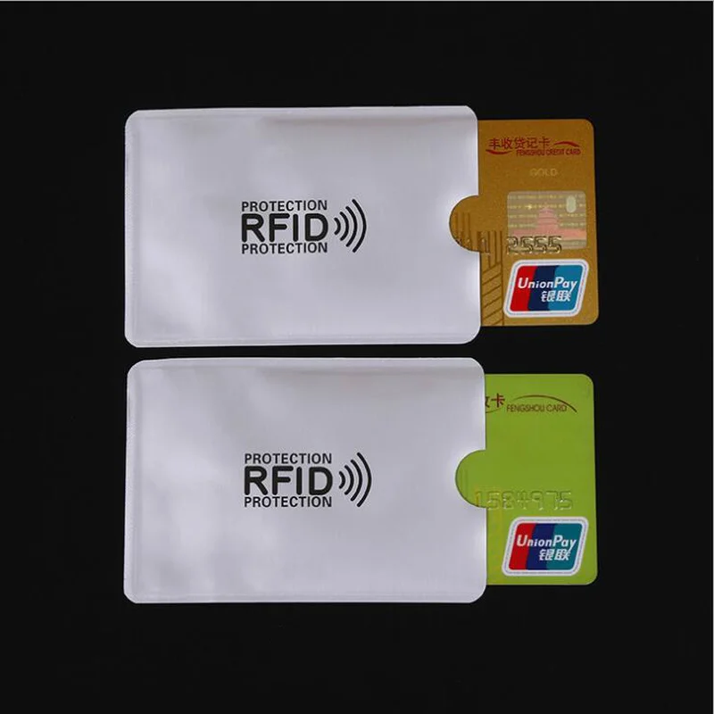 

10pcs/lot RFID Blocking Protect Credit Card Sleeve Shielding NFC Bank Unauthorized Identity Theft Anti Degaussing Card Holder