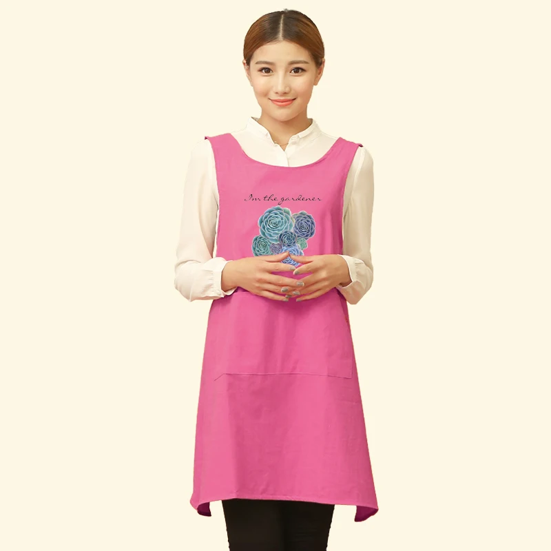 

Kitchen Household Anti-fouling Apron Cute Japanese Fashion Aprons Cooking Housework Adult men and women Apron Smock