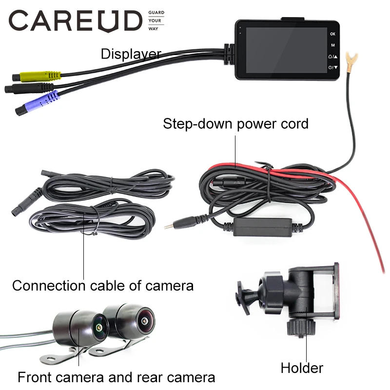 Видеорегистратор CARCHET DVR видеорегистратор с специальным двойным треком передний