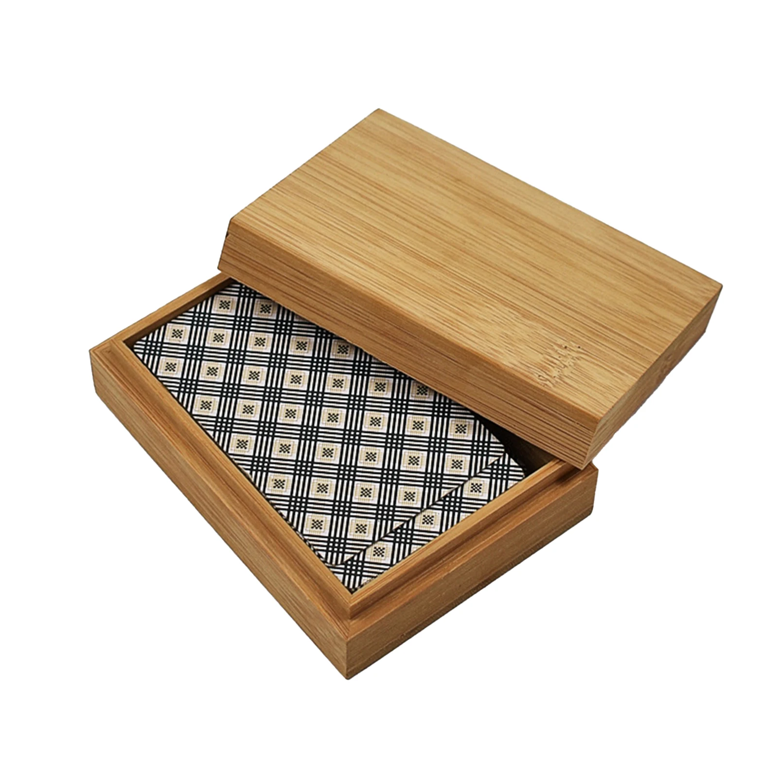 Storage Case For Poker Bamboo Box Holder Playing Cards Boxes Dropshipping New | Дом и сад