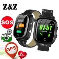 smart remote camera gps trace location student elder man hr blood pressure monitor 4g wristwatch video call android phone watch